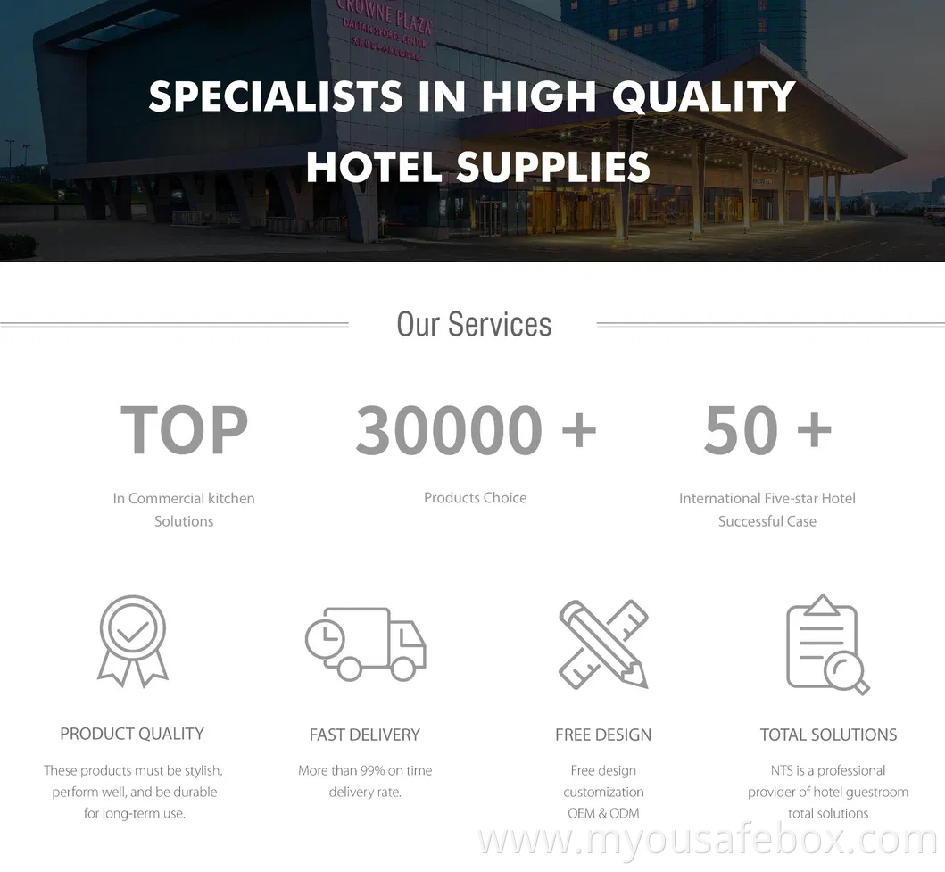 Compact Portable Electronic Hotel Safe for Secure Valuables